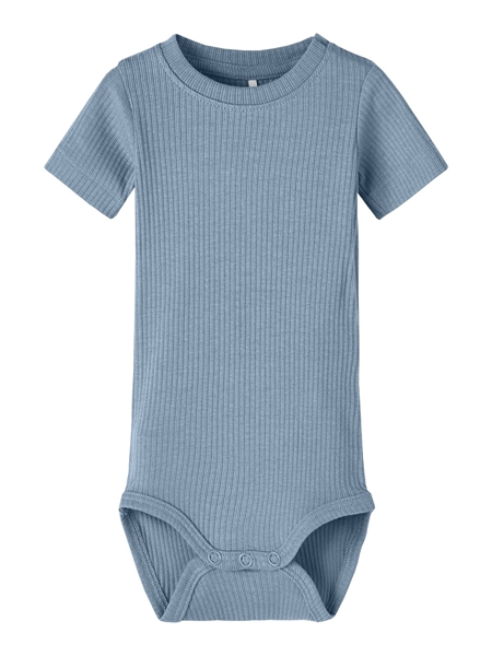 NAME IT Modal Rib Body Jommo Dusty Blue